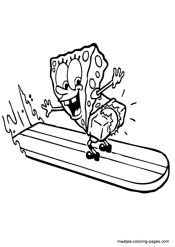 Sponge Bob kolorowanki